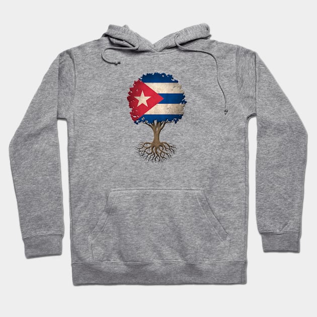 Tree of Life with Cuban Flag Hoodie by jeffbartels